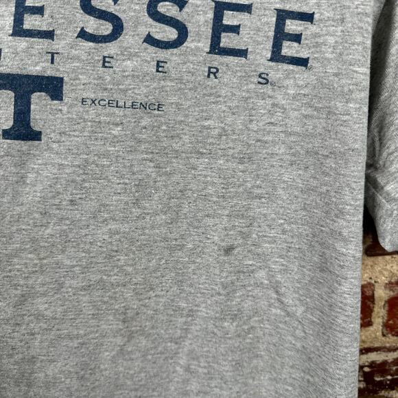 Vintage Tennessee Vols Shirt Sz Large Grey Short Sleeve Collegiate Football NCAA - Picture 5 of 6